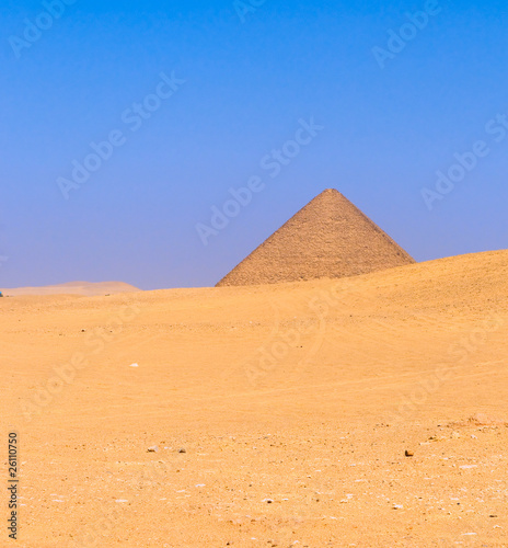 Fototapeta na wymiar Red pyramid at Dahshur, Cairo, Egypt