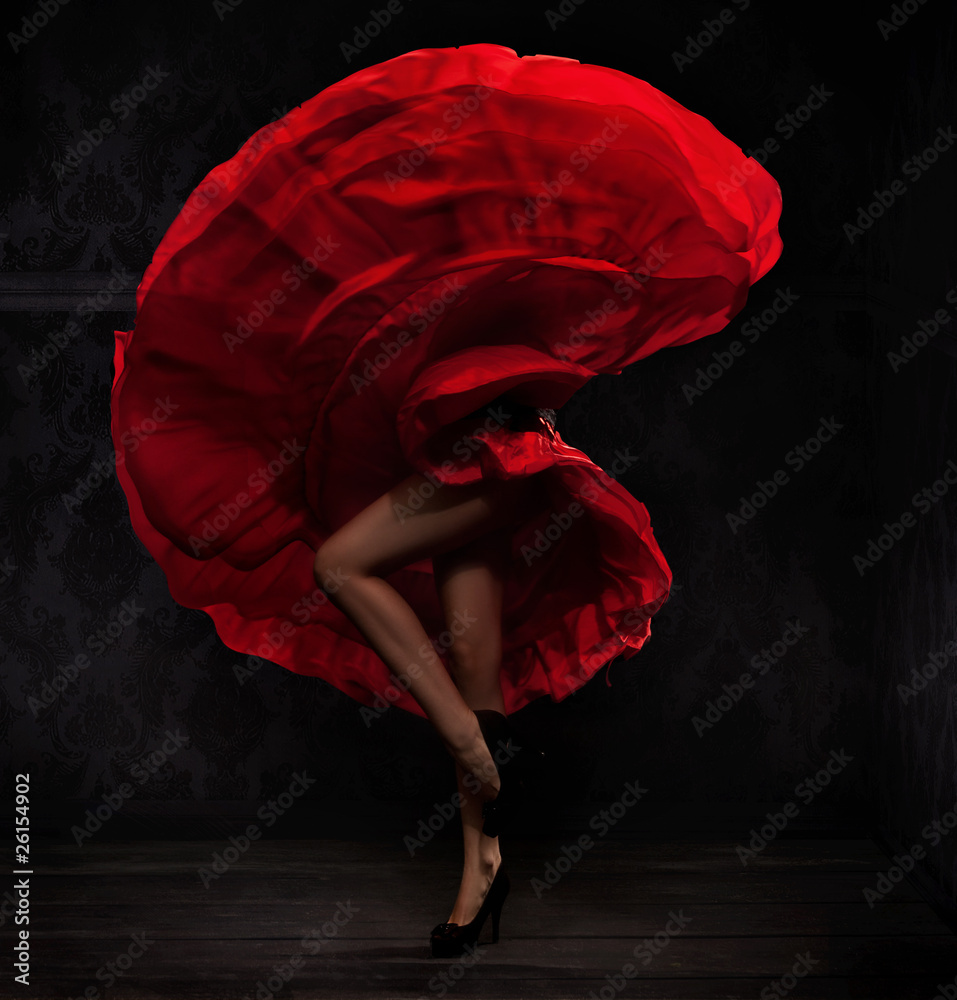Flamenco dancer - obrazy, fototapety, plakaty 