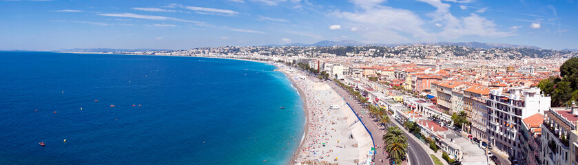 Panorama Côte d'Azur - Nice et sa plage