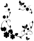 Fototapeta  - floral frame