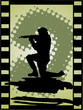 Soldat im Filmstreifen