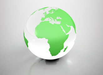 Wall Mural - Glass globe