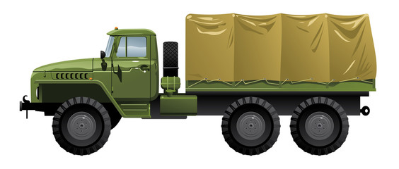 Wall Mural - military truck