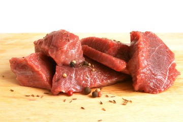 Poster - Fresh raw beef meat