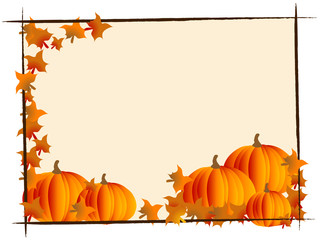 Wall Mural - Pumpkins