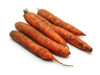 Wall Mural - raw carrots