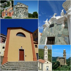 Wall Mural - églises corses