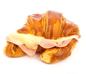 Wall Mural - ham and cheese croissant