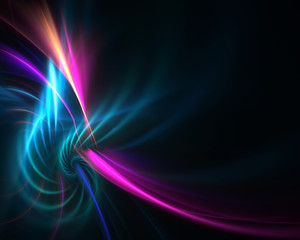 Wall Mural - Fractal Plasma Vortex