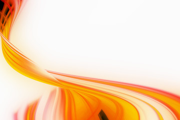Fototapete - Fantastic stripe wave design with space for text