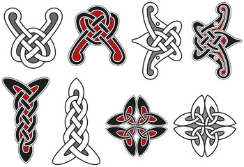 Set of celtic design elements