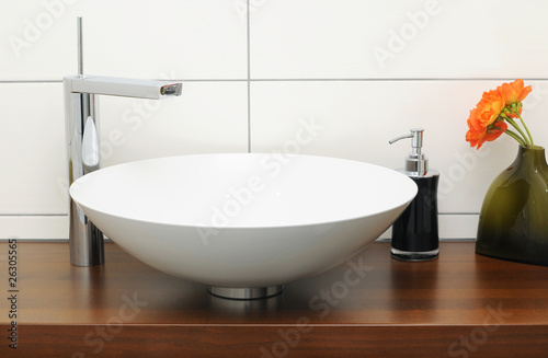 Fotografía  waschbecken gästebad