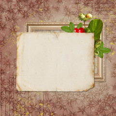 Wall Mural - Vintage background  for invitation