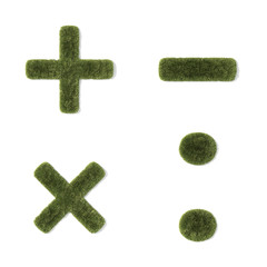 grass font - mathematical symbols