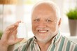 © nyul - Happy senior man holding medication