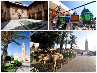 Canvas Print - Dans la ville de Marrakech