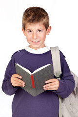 Poster - Student little child with blond hair