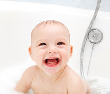 Baby In Bath