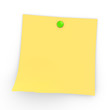 © Tristan3D - Post it - Reisszwecke - Button