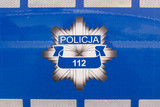 Fototapeta Tęcza - Policja