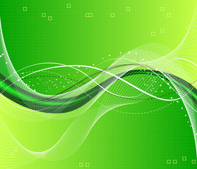 Poster - Vector green abstract background