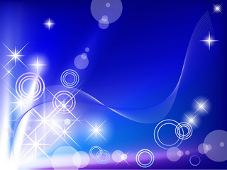 Wall Mural - Shiny stars background