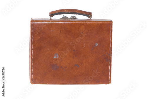 small old fashioned suitcase