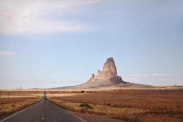 Wall Mural - Monument Valley in the red desert