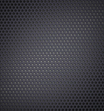 Metal Holed Or Perforated Grid Background