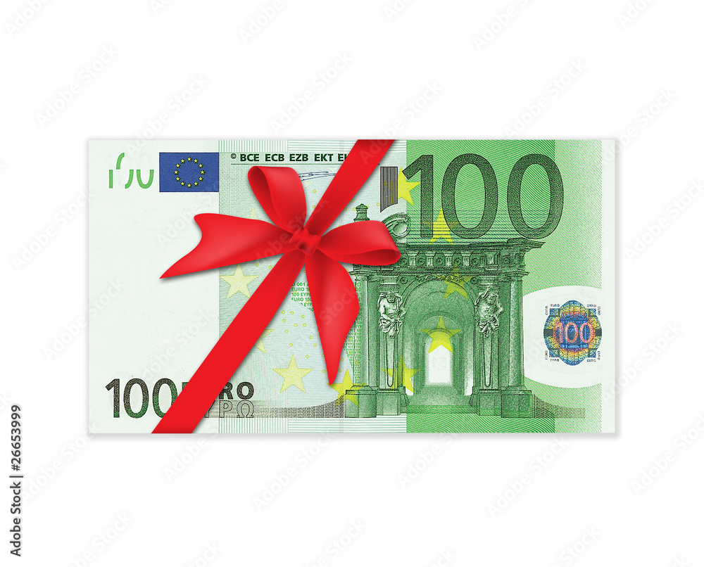 100-Euro Gutschein 스톡 일러스트레이션 | Adobe Stock