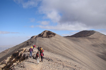 Wall Mural - Sur la longue crête du M'Goun - 4070 m (Atlas, Maroc)