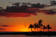 sunset on the beach waikiki honolulu at the palms