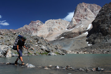 Poster - Mountain trekking