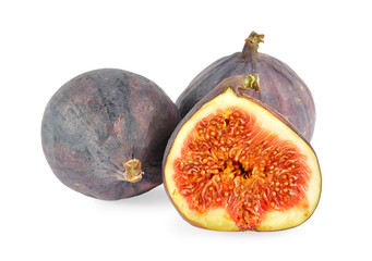 Wall Mural - Figs isolated on white background