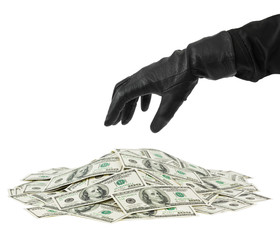 Hand in glove and money