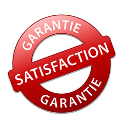 Wall Mural - Tampon SATISFACTION GARANTIE (satisfait service clients qualité)