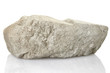 Leinwandbild Motiv single rock stone with clipping path