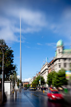 Transportation In Dublin. City Center Symbol - Spire