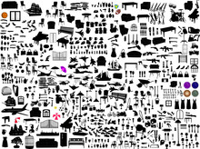 Miscellaneous Objects Collection - Vector