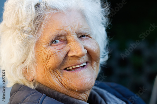 Fotografía Portrait einer Frau, die 96 Jahre alt ist