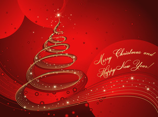 Wall Mural - new year card