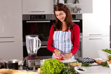 Poster - Woman in the kitchen