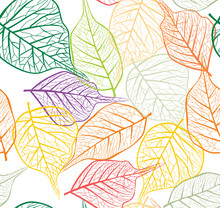Seamless Leafy  Background