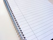Spiral bound notebook lined pages