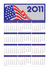 2016 Annual American Flag Calendar Free Stock Photo - Public Domain ...