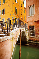 Wall Mural - Small bridge in Venice