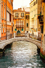 Fototapete - Canal in Venice