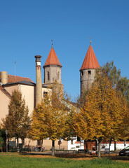 Wall Mural - Stadtkirche St. Maria Gunzenhausen