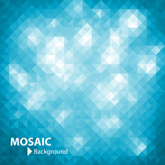 Poster - blue background