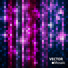 Poster - shiny mosaic background